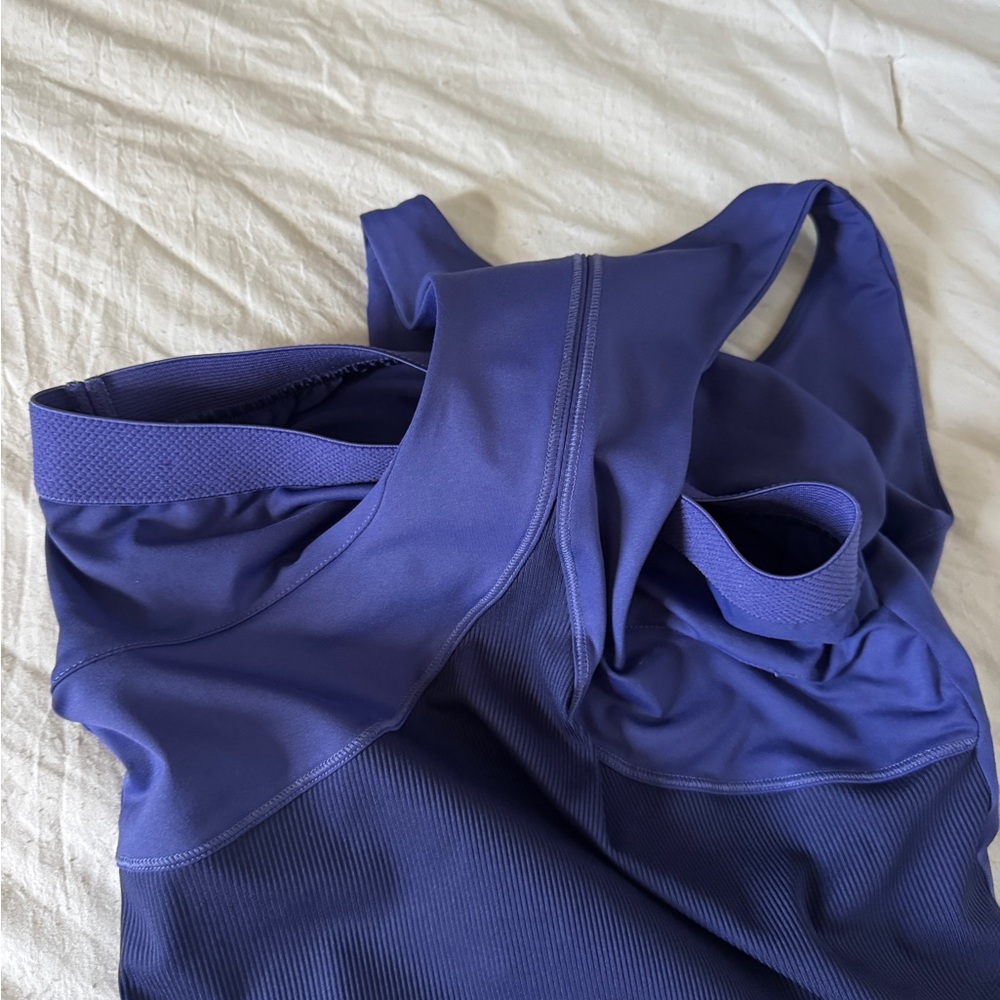 Adidas by Stella McCartney Blue Purple Athletic Tank Bra Top Sz S - Picture 9 of 10